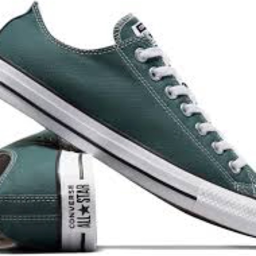 Converse Green Low-Top Sneakers